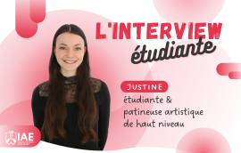 L'interview étudiante : Justine